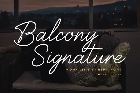 Balcony Signature font