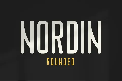 Nordin Rounded Free font