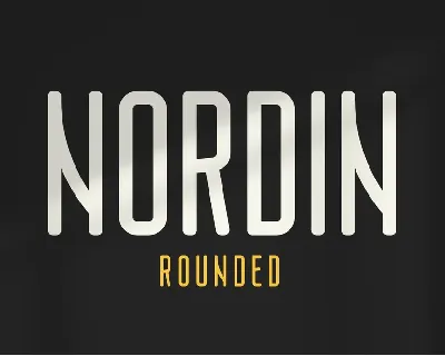 Nordin Rounded Free font
