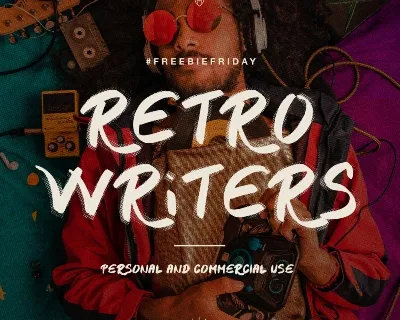 Retro Writers font