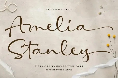 Amelia Stanley font