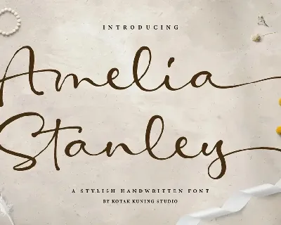 Amelia Stanley font