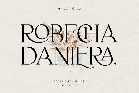 Robecha Daniera font