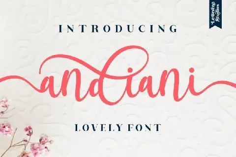Andiani Script font