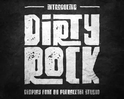 Dirty Rock Typeface font