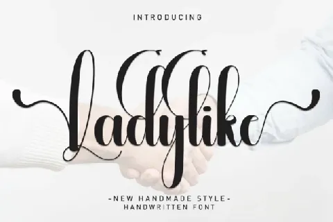 Ladylike Script Typeface font