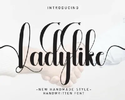 Ladylike Script Typeface font