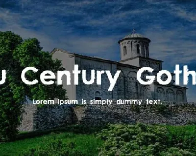 Nu Century Gothic font