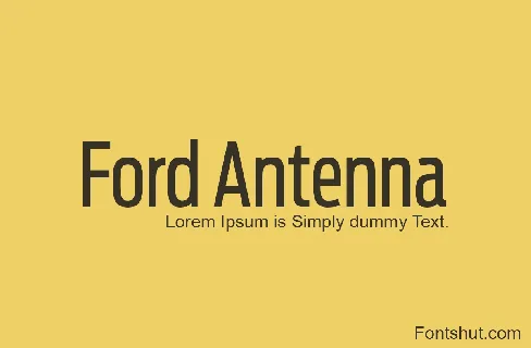 Ford Antenna font