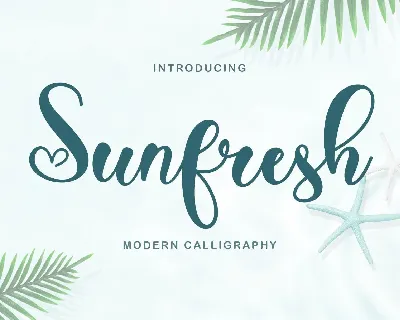 Sunfresh font