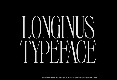 Longinus font