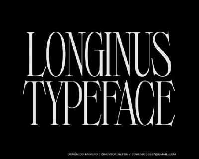 Longinus font