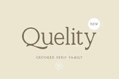 Quelity font