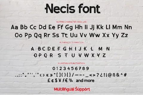 Necis font