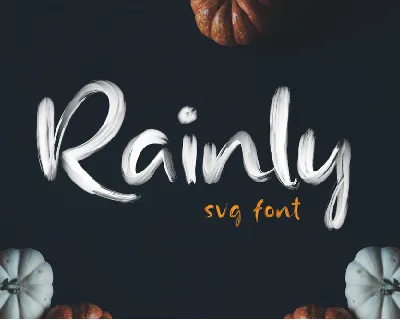 Rainly font