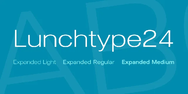 Lunchtype24 font