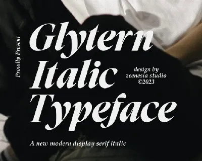 Glytern font