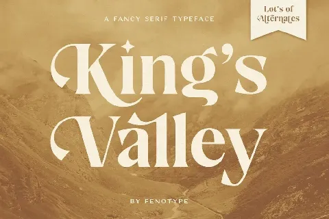 King’s Valley font