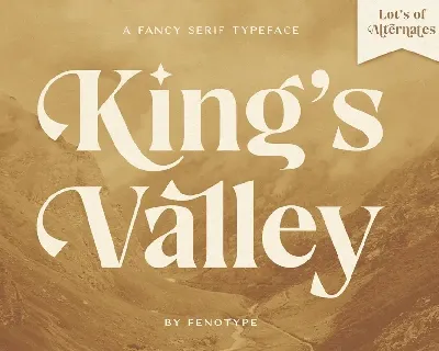 King’s Valley font