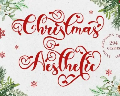 Christmas Aesthetic font