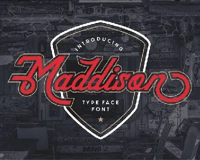 Maddison Typeface font