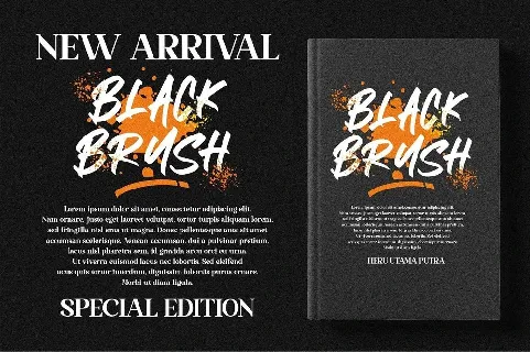 Black Brush font