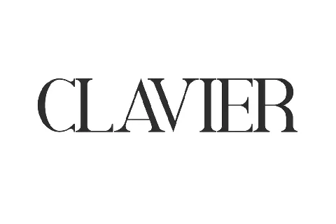 Clavier Demo font