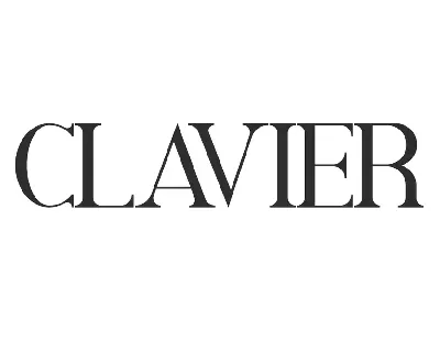 Clavier Demo font