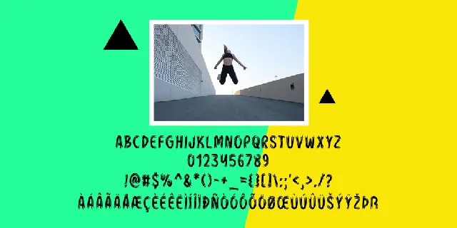 Jumping World font