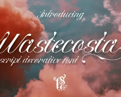 Wastecosta font