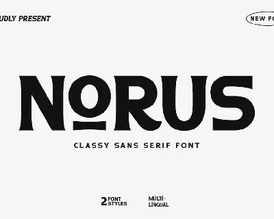 Norus font