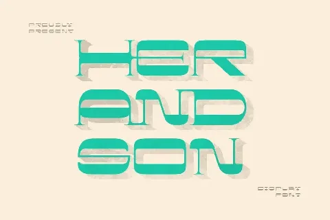 Her And Son font