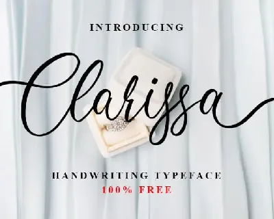 Clarissa Calligraphy font