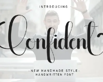 Confident Script font