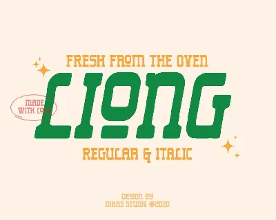 Liong Personal Use font