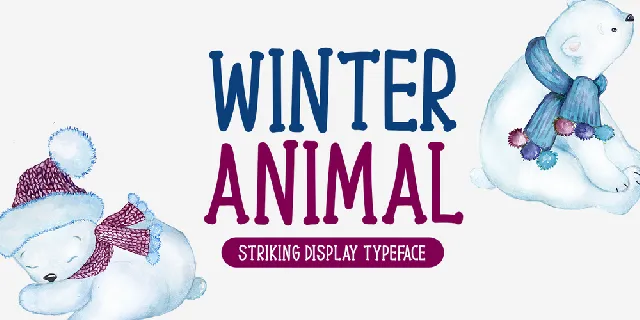 Winter Animal font