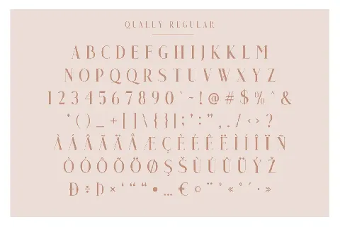 Qualey Free font