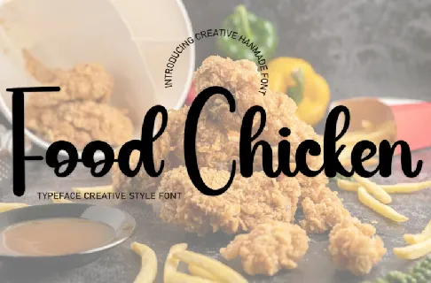 Food Chicken Script font