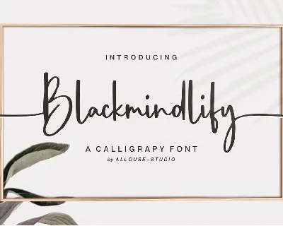 Blackmindlify font