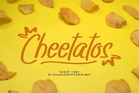 Cheetatos Handwriting font