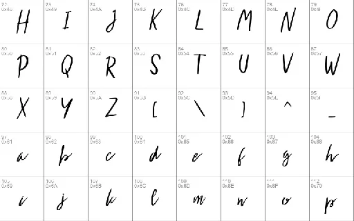 Arya Script font