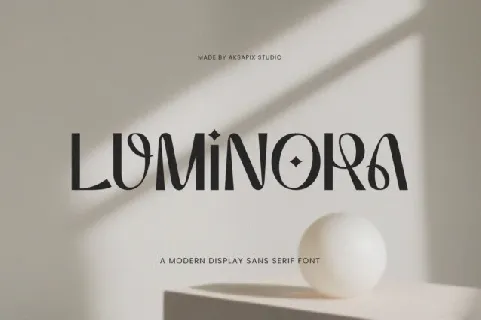 Luminora font