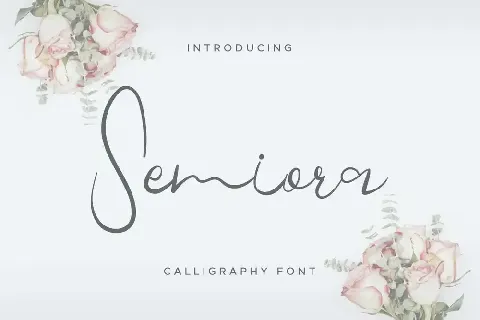 Semiora Demo font