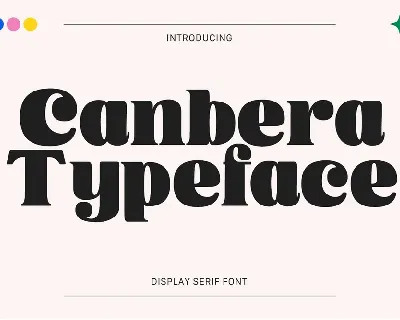 Canbera font