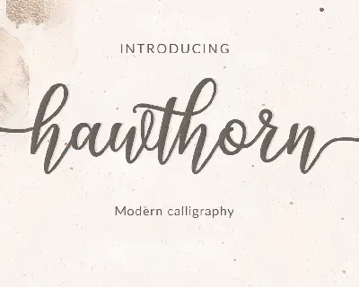 hawthorn font