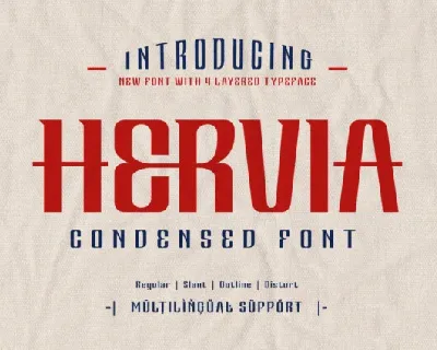 Hervia font