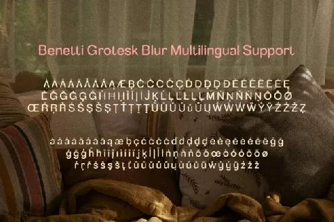 Benetti Grotesk Blur font