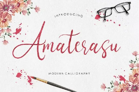 Amaterasu Calligraphy font