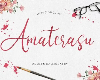 Amaterasu Calligraphy font