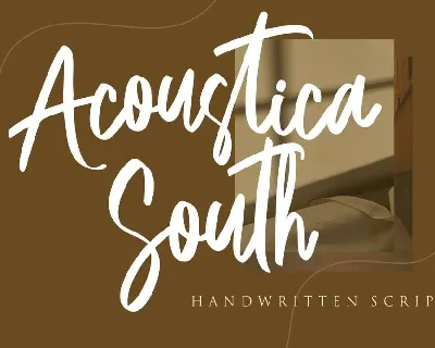 Acoustica South font